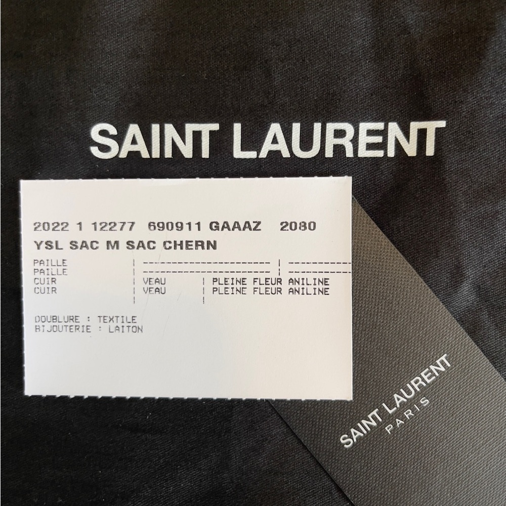 YSL Rafia Handbag - Picture 7 of 7